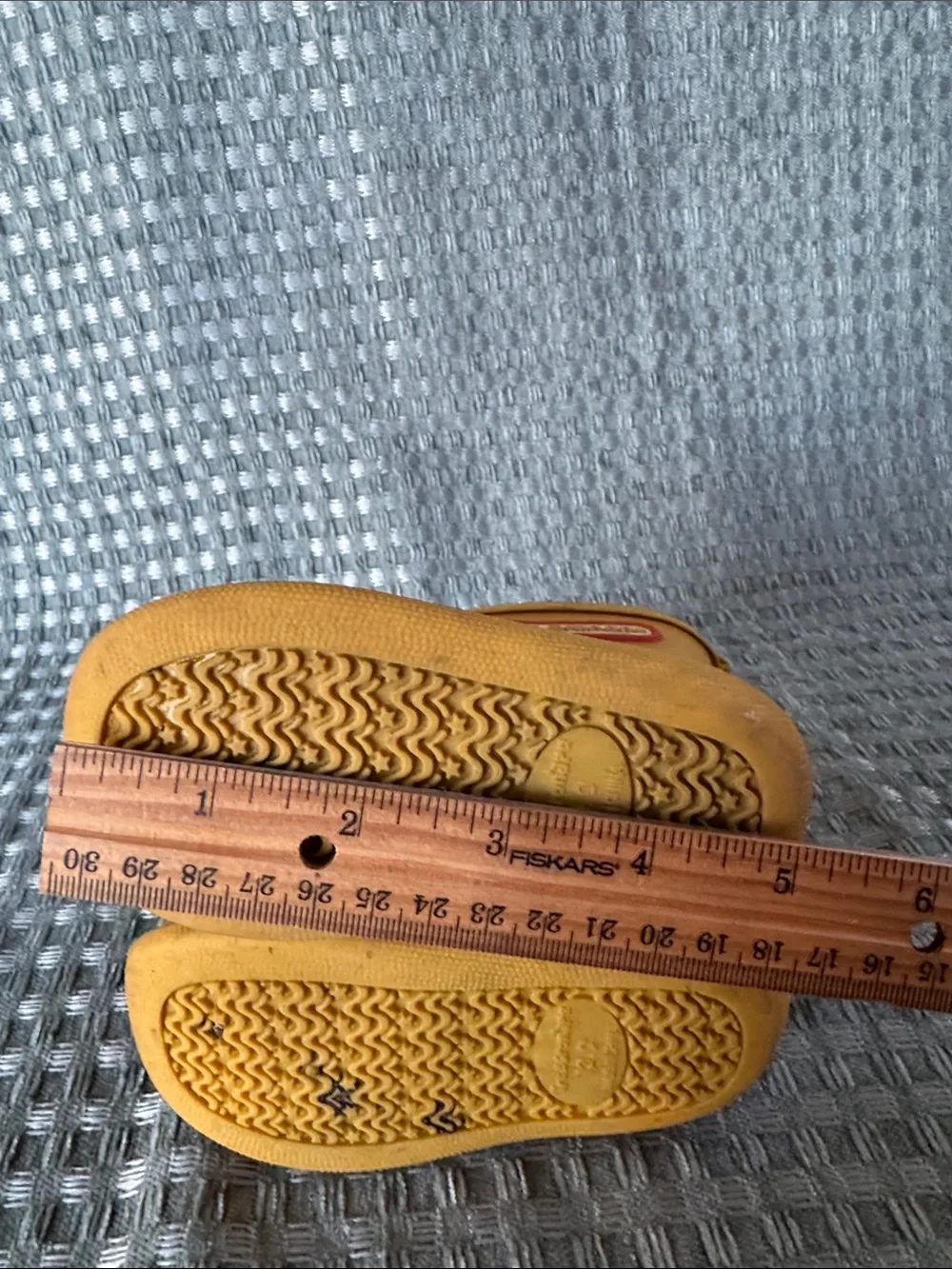 Tree Grandpa Toddler Yellow Rain Boots Size 13 Waterproof Easy On Size 13